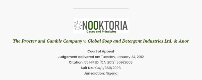 The Procter and Gamble Company v. Global Soap 369_2008