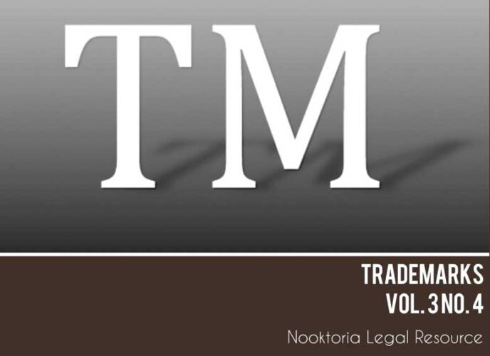 Trademarks Law Vol. 3. No. 4