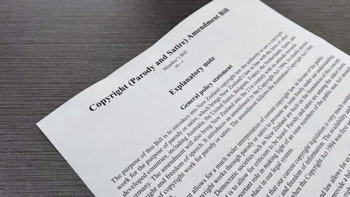 Copyright (Parody and Satire) Amendment Bill